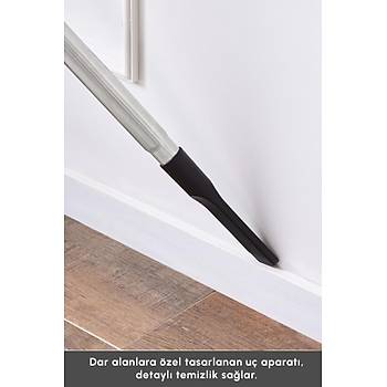 Karaca Vantuz High Force F2 Matte Black Silver Elektrikli S�p�rge
