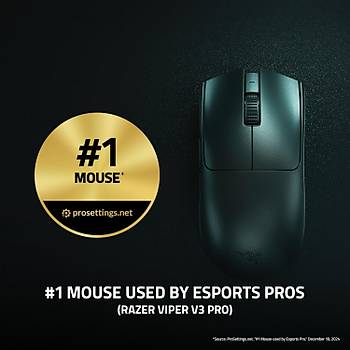 Razer Viper V3 PRO Siyah RZ01-05120100-R3G1 Ultralight Optik 35K Kablosuz Oyuncu Mouse