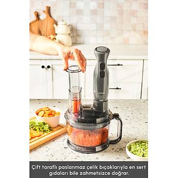 Karaca Pro Multimax 6 in 1 �ok Ama�l� Mutfak Robotu 2000W Space Gray