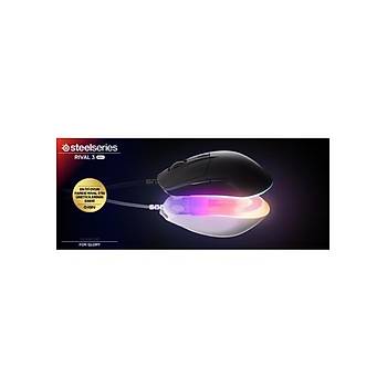 Steelseries Rival 3 Gen 2 Siyah SSM62515 RGB Optik Kablolu Oyuncu Mouse