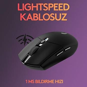 Logitech G305 Siyah 910-005283 Optik Kablosuz Oyuncu Mouse