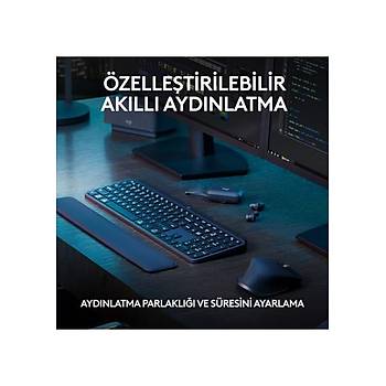 Logitech MX Keys S 920-011594 Ayd�nlatmal� Kablosuz �arjl� TR Klavye