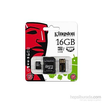 Kingston 16GB Mobilty Kit MicroSD C10 MBLY10G2/16GB
