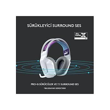 Logitech G733 Lightspeed Beyaz 981-000883 RGB Kablosuz Oyuncu Kulakl�k