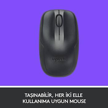 Logitech MK220 S�YAH 920-003163 Kablosuz Klavye Mouse Set