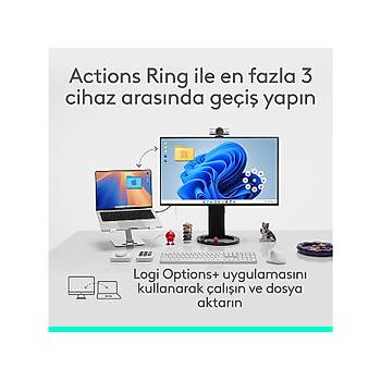 Logitech MX Master 4 Siyah 910-007562 �arjl� Kablosuz Ergonomik Mouse