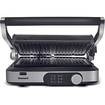 HOMEND GRILLIANT 1347H INOX GOVDELI DOKUM PLAKALI TOST VE IZGARA MAKINESI