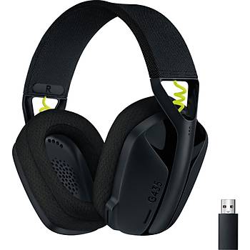 LOGITECHG G435 LIGHTSPEED KABLOSUZ OYUNCU KULAKLIGI SIYAH 981-001050