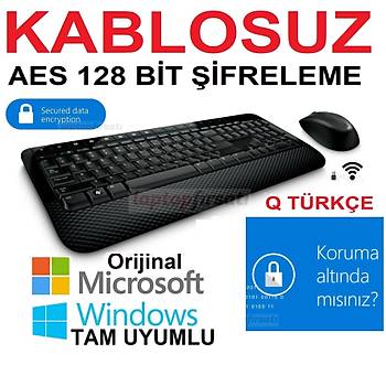 Microsoft WiFi Desktop 2000 Klavye Mouse M7J-00011 128 BT FRELEME