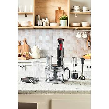 Emsan Pro Multimax 6 in 1 �ok Ama�l� Mutfak Robotu Black