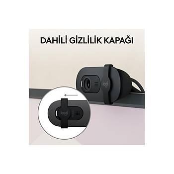 Logitech Brio 100 Siyah 960-001585 Full HD 1080P Mikrofonlu Webcam