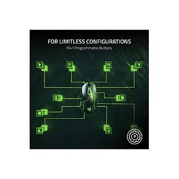 Razer Basilisk V3 Siyah RZ01-04000100-R3M1 RGB 26K Optik Kablolu Oyuncu Mouse