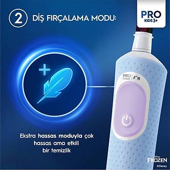 Oral-B Vitality Pro Frozen Ozel Seri Cocuklar Icin Sarj Edilebilir Dis Fircasi