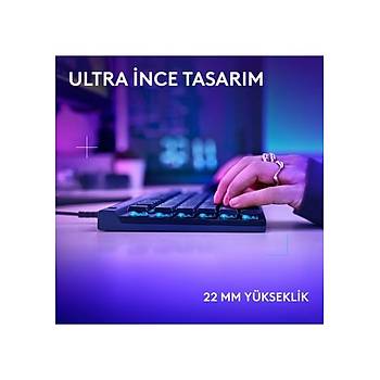 Logitech G515 Tkl 920-012872 Kablolu Dk Profilli Rgb Aydnlatmal Ingilizce Oyun Klavyesi, Siyah