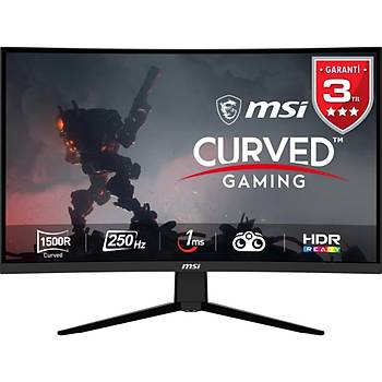 MSI 31.5 G32C4X 1920x1080 FHD CURVED 1500R VA PANEL 250HZ 1MS FREESYNC PREMIUM GAMING MONITOR