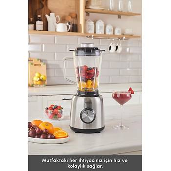 Karaca �nox 1.5 Lt Cam Hazneli 1000 Watt Buz K�rma �zellikli Smoothie Blender