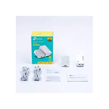 TP-Link TL-WPA4220 KIT | Powerline Adapt�r Seti | AV600 + N300 Mbps | Ethernet Port | Stabil Ba�lant� | Kolay Kurulum | Tak ve �al��t�r | T�m Modem ve Router Modelleri ile Uyumludur