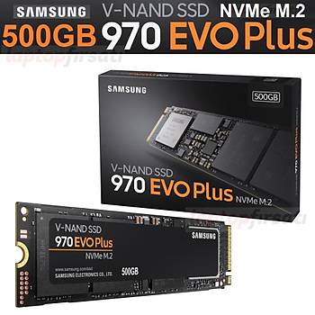 Samsung 970 EVO Plus 500GB MZ-V7S500BW 3500MB-3200MB/Sn PCIe 3.0 x4 NVMe M.2 SSD 5 YIL Samsung TURKIYE Garantili