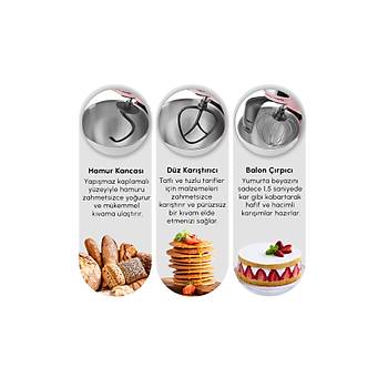 Karaca  Mastermaid Chef Pro �ift Kollu 1500 W Mutfak �efi Gri