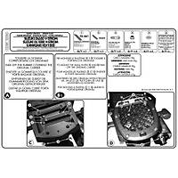 GIVI E528M SUZUKI DL 650-1000 V-STROM (02-11) - KAWASAKI KLV 1000 (04-10) ARKA ANTA TAIYICI