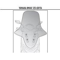  GIVI D2123KIT YAMAHA N-MAX 125-155 (15-20) RZGAR SPERLK BALANTISI 