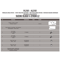 GIVI PL3101 SUZUKI DL 650 V-STROM (11-16) YAN ANTA TAIYICI