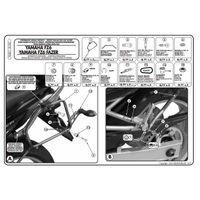 KAPPA KL351 YAMAHA FZ6 - FZ6 600 FAZER (04-06) YAN ANTA TAIYICI