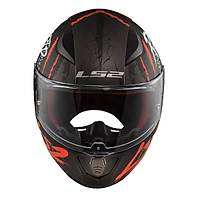  LS2 RAPID RAVEN MAT SYAH-BEYAZ-KIRMIZI
KASK 