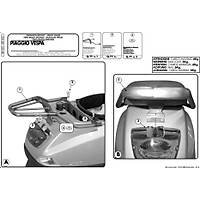  GIVI SR105 PIAGGIO VESPA LX - S 50-125-150 (05-14) ARKA ANTA TAIYICI 