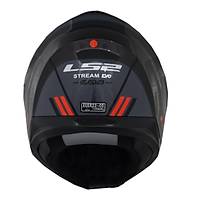  LS2 STREAM EVO GGIO MAT SYAH-KIRMIZI KASK 