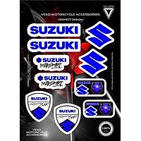  VEXO X24 SUZUKI STICKER SET MAVI 