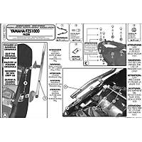  GIVI 348FZ YAMAHA FZS 1000 FAZER (01-05) ARKA ANTA TAIYICI 