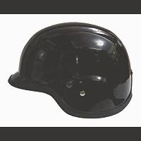 Free-M Motosiklet Nazi Kask Metalik Siyah 209
