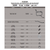  GIVI PL532CAM SUZUKI DL 650 V-STROM (04-11) YAN ANTA TAIYICI 