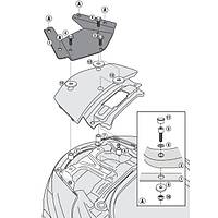 GIVI SR3104 SUZUKI BURGMAN 650 - 650 EXECUTIVE (02-20) ARKA ANTA TAIYICI