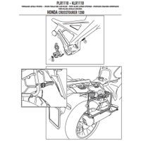GIVI PLXR1110 HONDA VFR 1200X CROSSTOURER (12-20) YAN ANTA TAIYICI