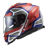  LS2 STORM FASTER KIRMIZI-MAV KASK 