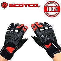 SCOYCO MC17B WATERPROOF KILIK MOTOSKLET ELDVEN KIRMIZI
