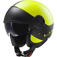  LS2 CABRIO MAT SARI KASK 