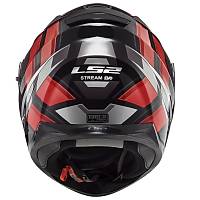  LS2 STREAM EVO LOOP SYAH-KIRMIZI KASK 