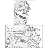 GIVI SR3105M SUZUKI DL 1000 V-STROM (14-16) ARKA ANTA TAIYICI