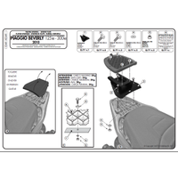  GIVI E349 PIAGGIO BEVERLY 125IE - 300IE (10-20) -350 SPORTTOURING (12-20) ARKA ANTA TAIYICI 