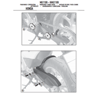 GIVI MG1109 HONDA NC 700 X-S - NC 750 X-S - INTEGRA 700 ZNCR MUHAFAZA VE AMURLUK