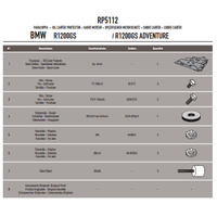  GIVI RP5112 BMW R1200GS-R1200GS ADVENTURE (13-18)-R1200R/RS (15-18) - R1250RS (19-21) KARTER KORUMA 