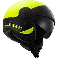  LS2 CABRIO MAT SARI KASK 