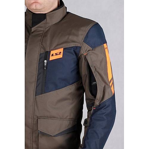 LS2 Metropolıs Evo 4 Mevsim Waterproof Motosiklet Montu Haki