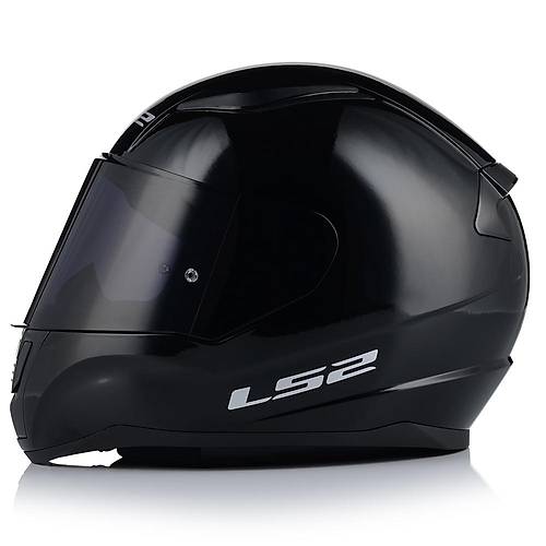 Ls2 Rapd 2 Parlak Siyah Fullface Motosiklet Kask Siyah Caml