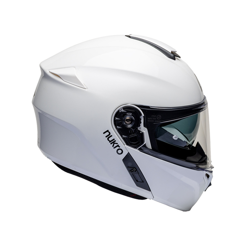 Nukro 938-SV Beyaz �enea��l�r Motosiklet Kask�