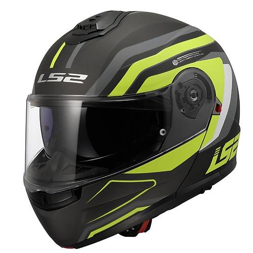 LS2 Strobe 2 Phantom Neon Sar ene Alr Motosiklet Kask