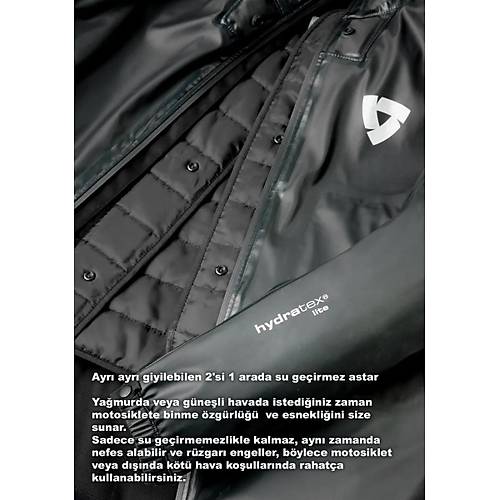 Revit Tornado 4 H2o 4 Mevsim Motosiklet Montu Kum-Siyah